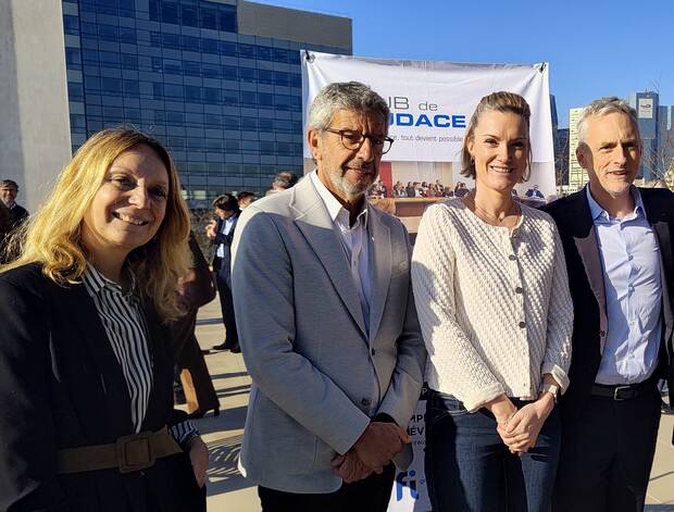 Club-audace-prevention-6mars25 Valérie Bruschini, Michel Cymes, Caroline Paolino (directrice prévention et promotion de la santé de la ville de Courbevoie) et Thomas Legrain