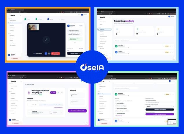 Capture écran de l'interface de la plateforme OseIA