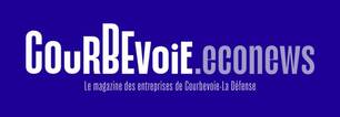 Logo titre du magazine Courbevoie Econews