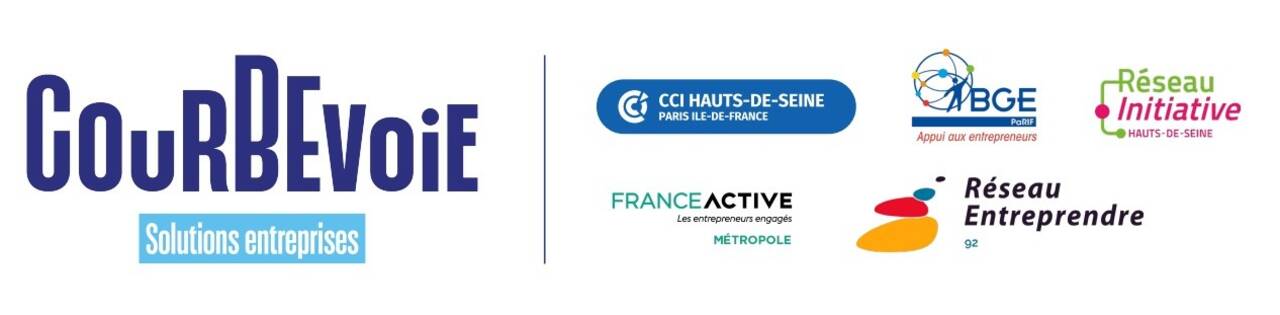 logos-partenaires-pitchez-au-feminin-courbevoie-2026 Logos des partenaires de l'événement "Pitchez au féminin" à Courbevoie : CCI des Hauts-de-Seine, BGE PARIF, Initiative 92, Réseau entreprendre 92 et France Active Métropole