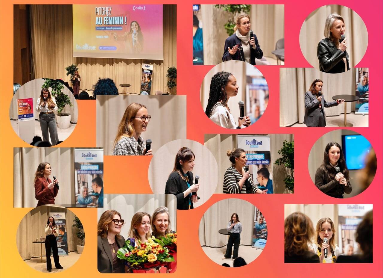 patchwork-pitchez-au-feminin-2026 Patchwork des portraits des finalistes du concours Pitchez au féminin