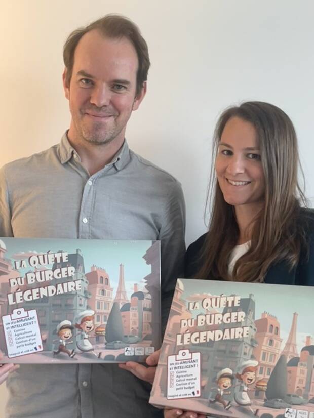 Portrait d'Alice Sergent et Jean-Charles Mur, lauréats de Pitch'Créa en 2024