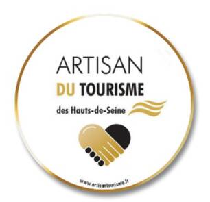 Logo du label "Artisan du tourisme" dans les Hauts-de-Seine